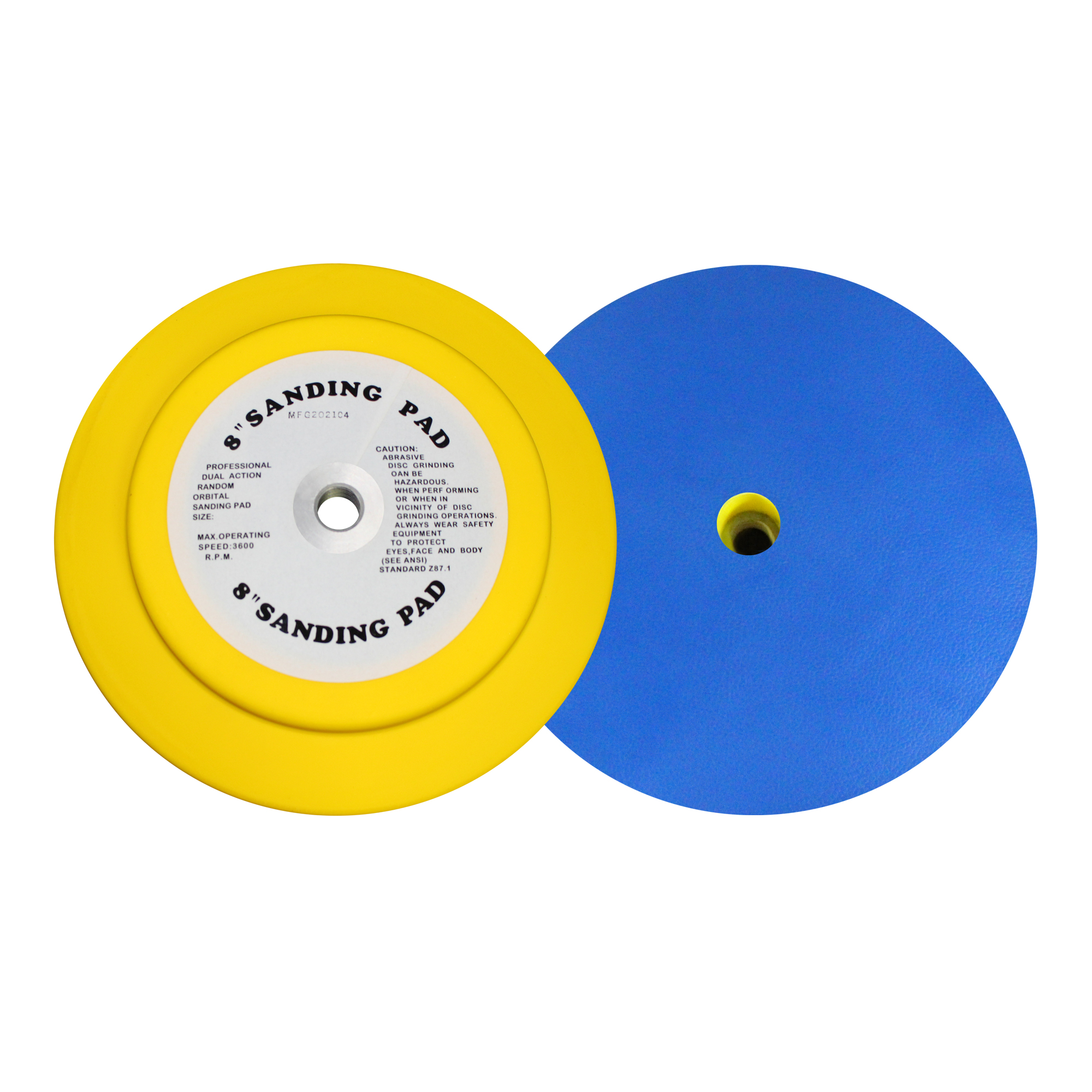 8" VINYL  PAD ( FEMALE )  5/8 " - 11