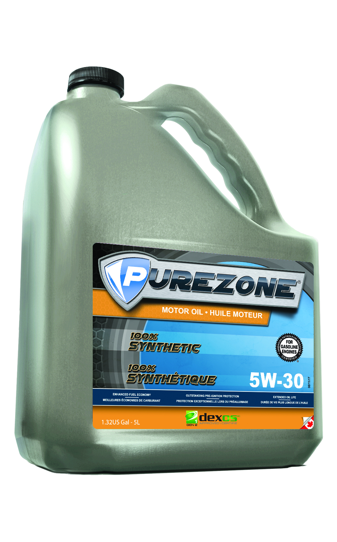 Huile moteur synthétique 5W30 dexos 1™ GEN2 - 5 L