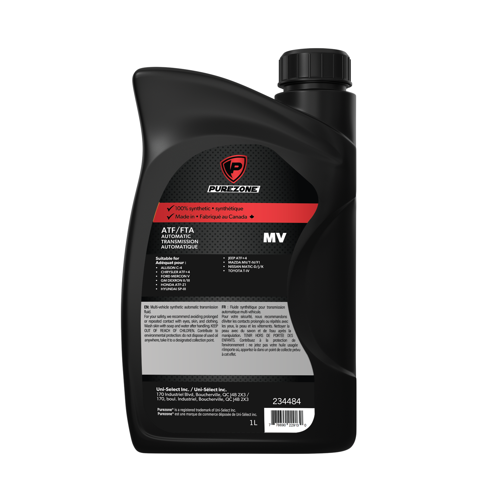 Automatic Transmission Fluid MV - 1L