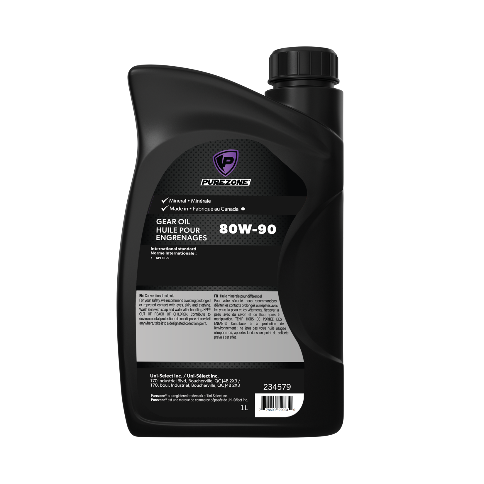 PUREZONE OIL Gear Oil GL-5 80W90 - 1L 234579 | Bumper to Bumper