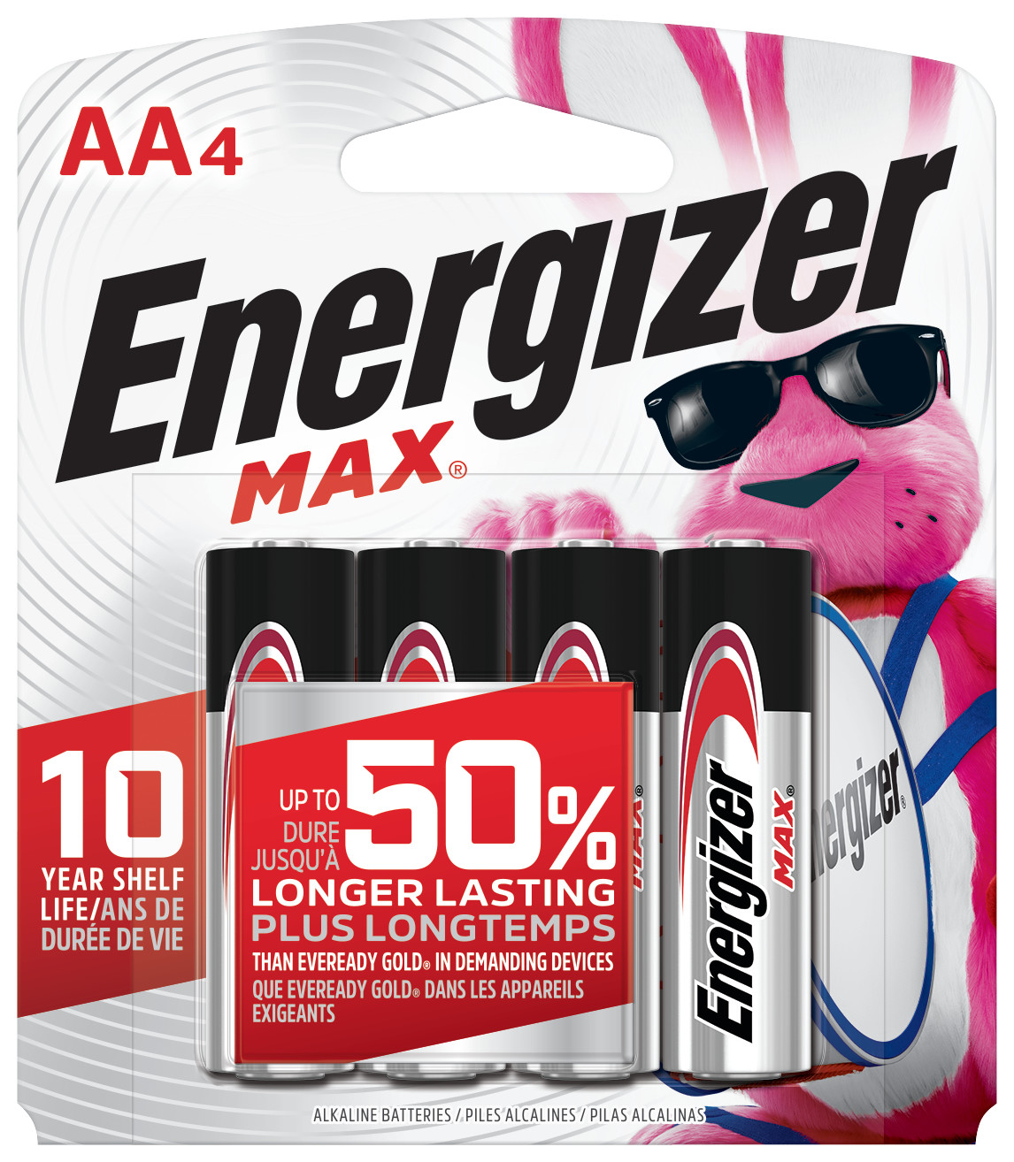 Energizer MAX AA Batteries (4 Pack) Alkaline