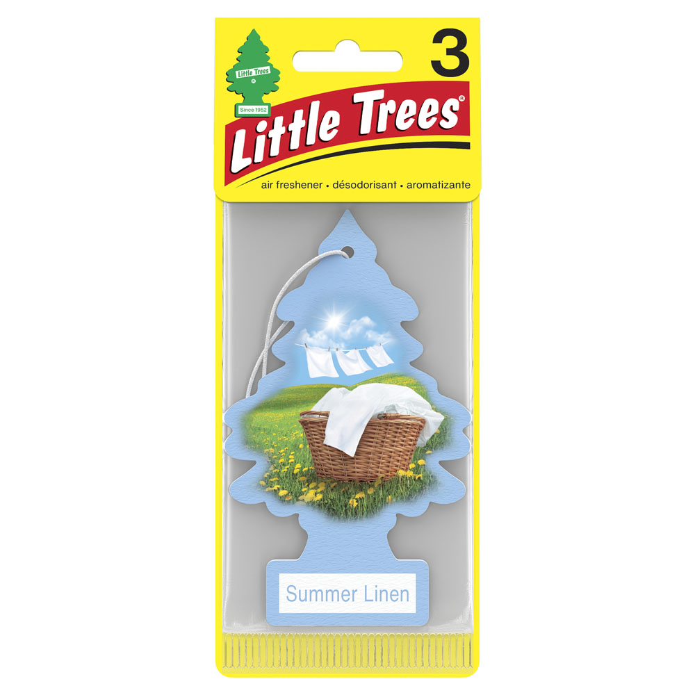 Little Trees® Air Freshener Summer Linen 3-Pack