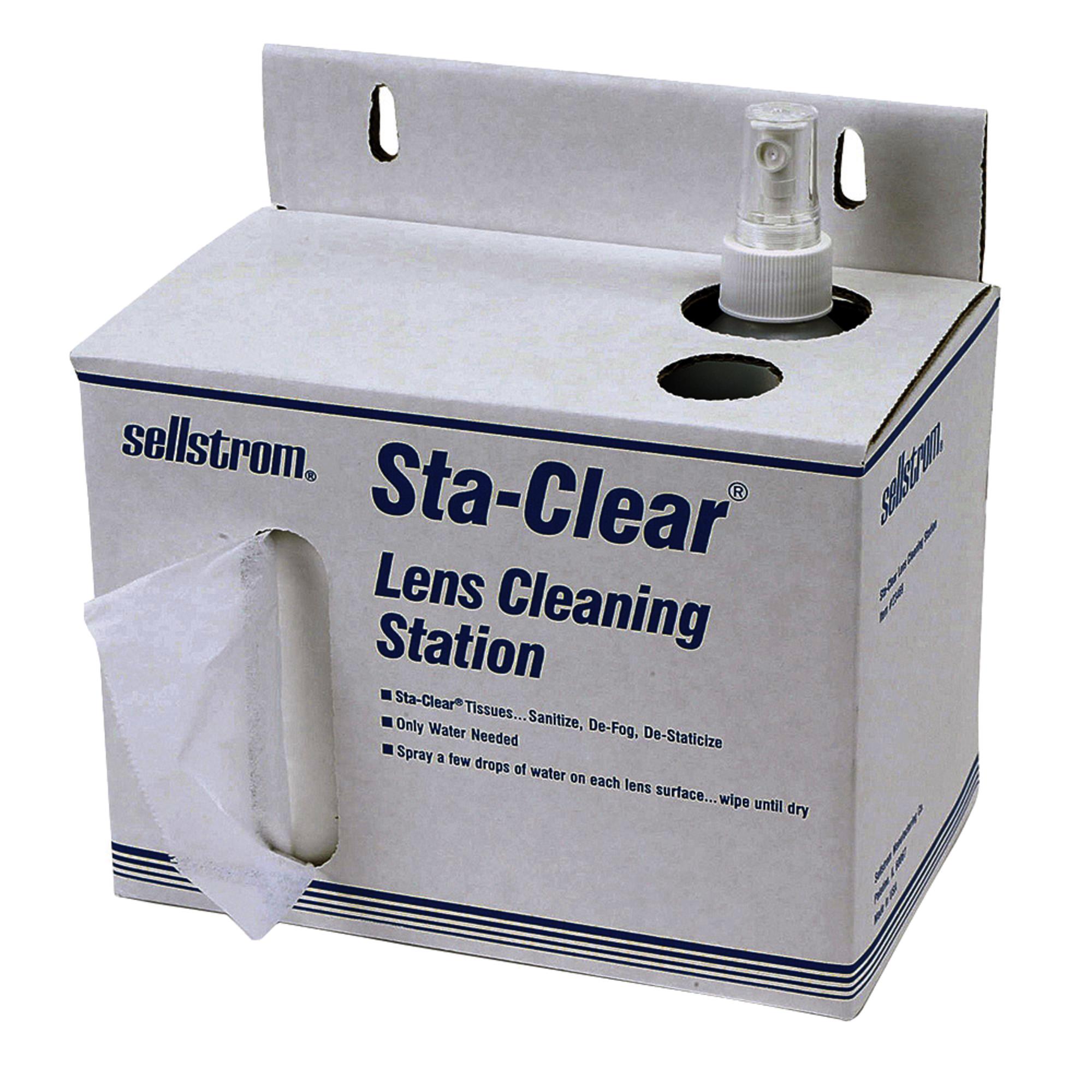 Cardboard Station (1,000 tissues and spray bottle)