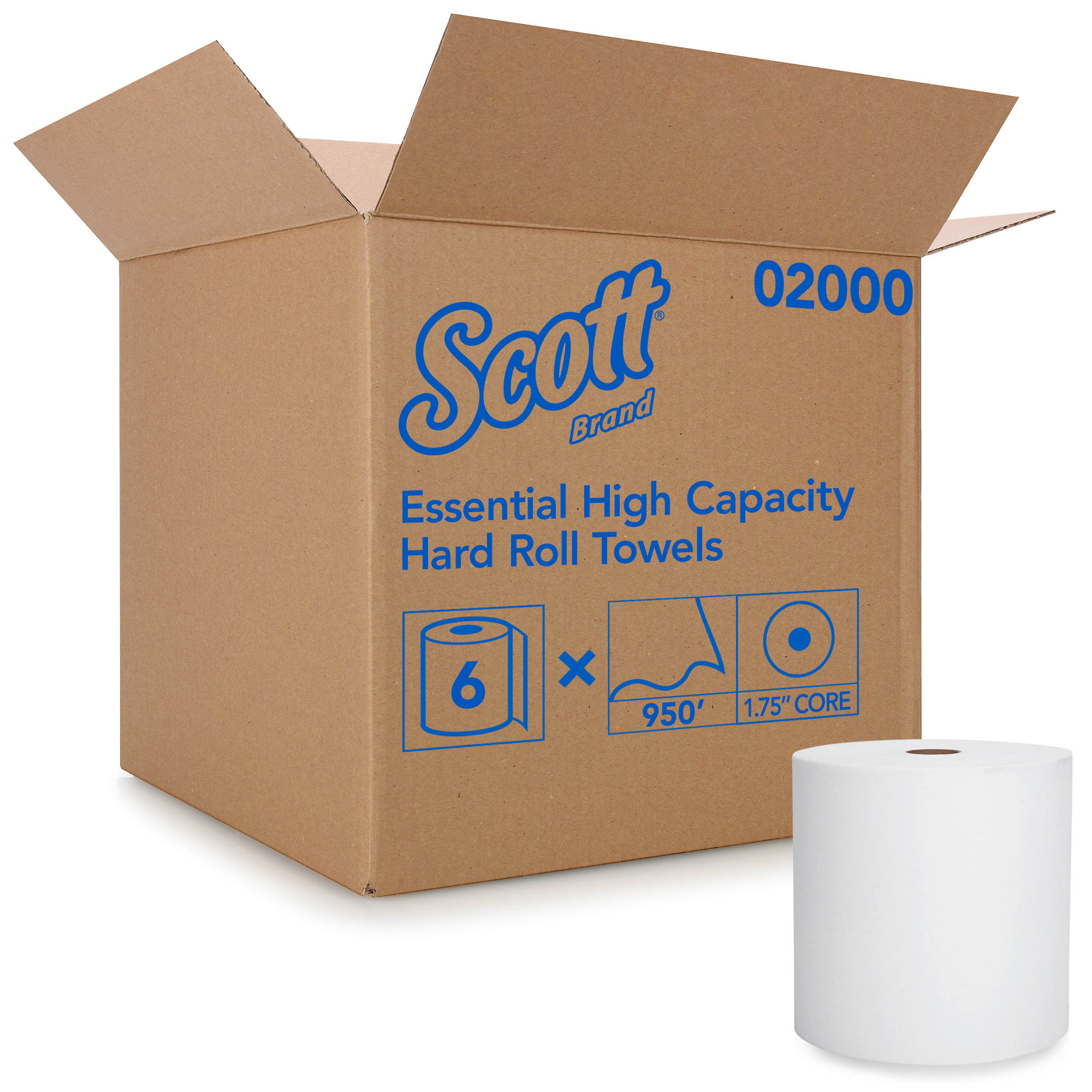 Essuie-mains en rouleau rigide Scott® Essential Universal à grande capacité