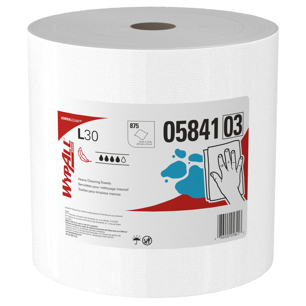 WypAll® L30 DRC Towels, Jumbo Roll
