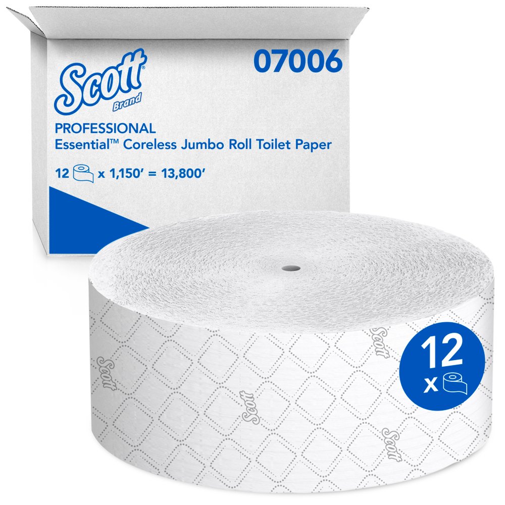 Scott® Essential Jumbo Roll JR. Coreless Toilet Paper
