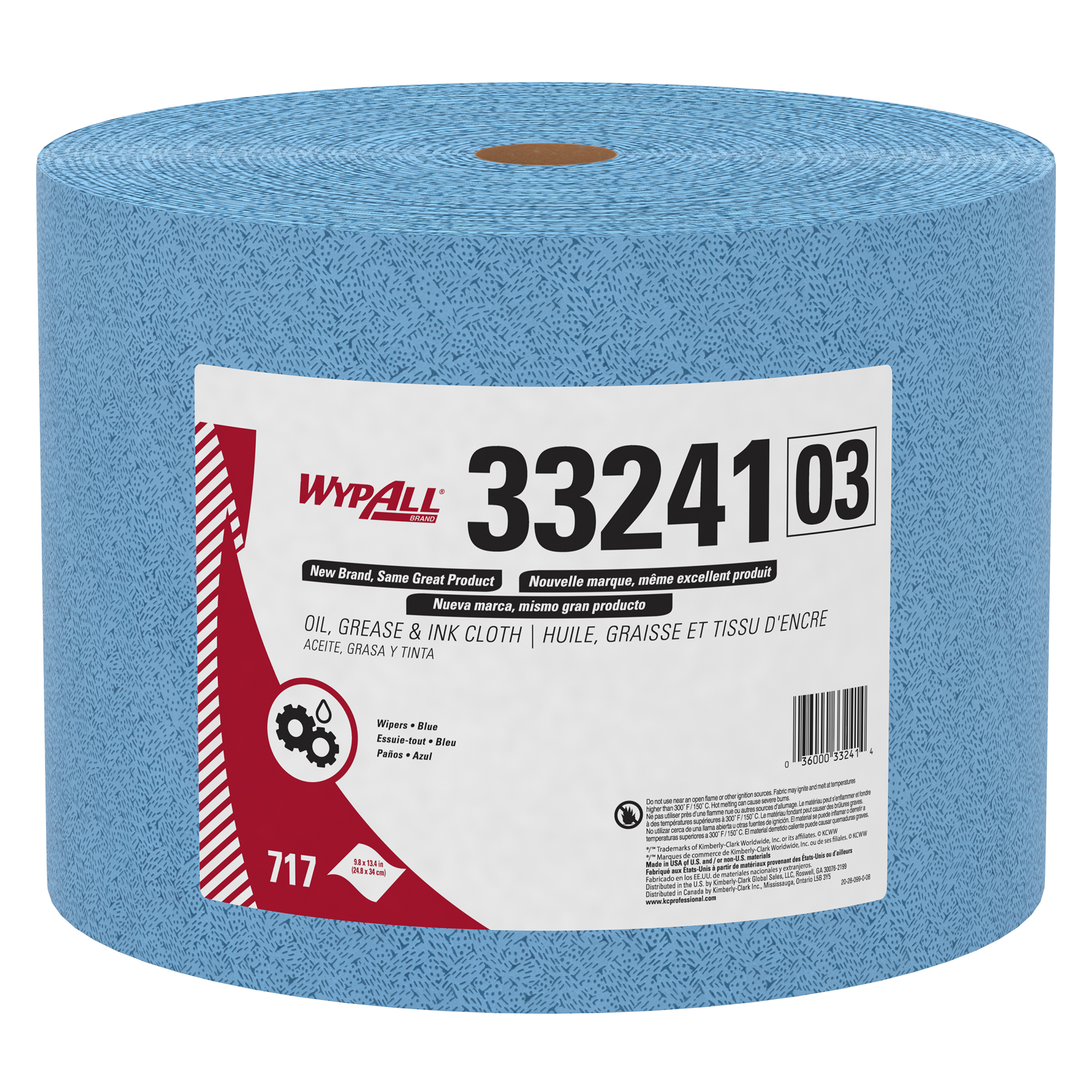 WypAll® Oil, Grease & Ink Cloths, Jumbo Roll