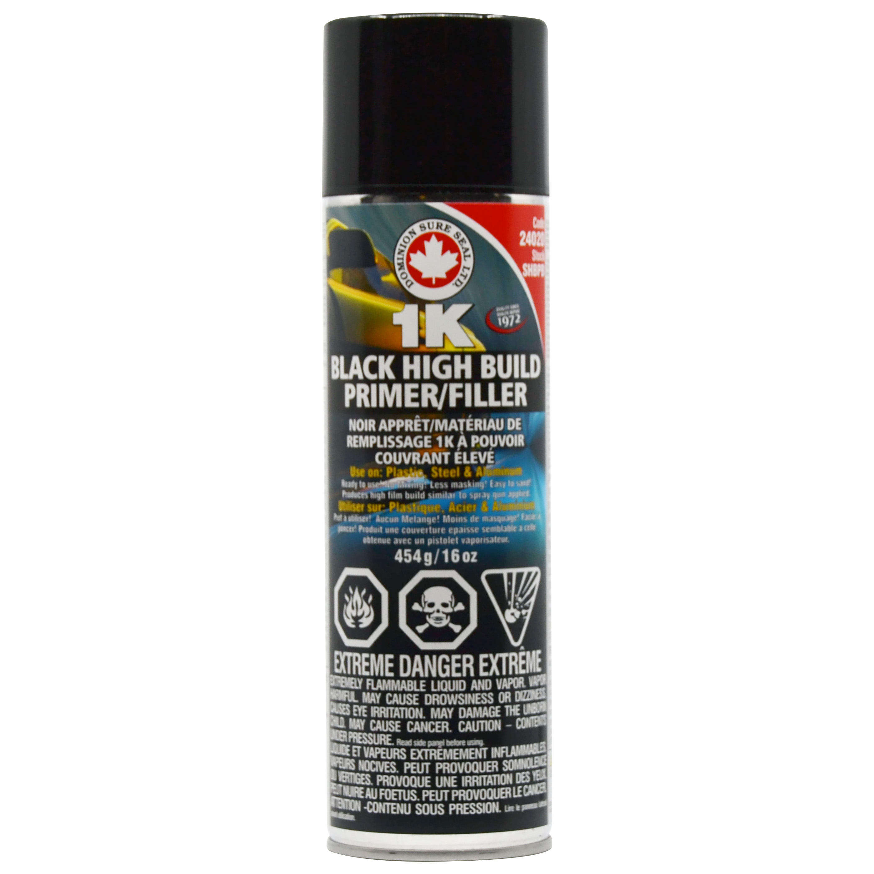 1k High Build Primer/Filler - Black