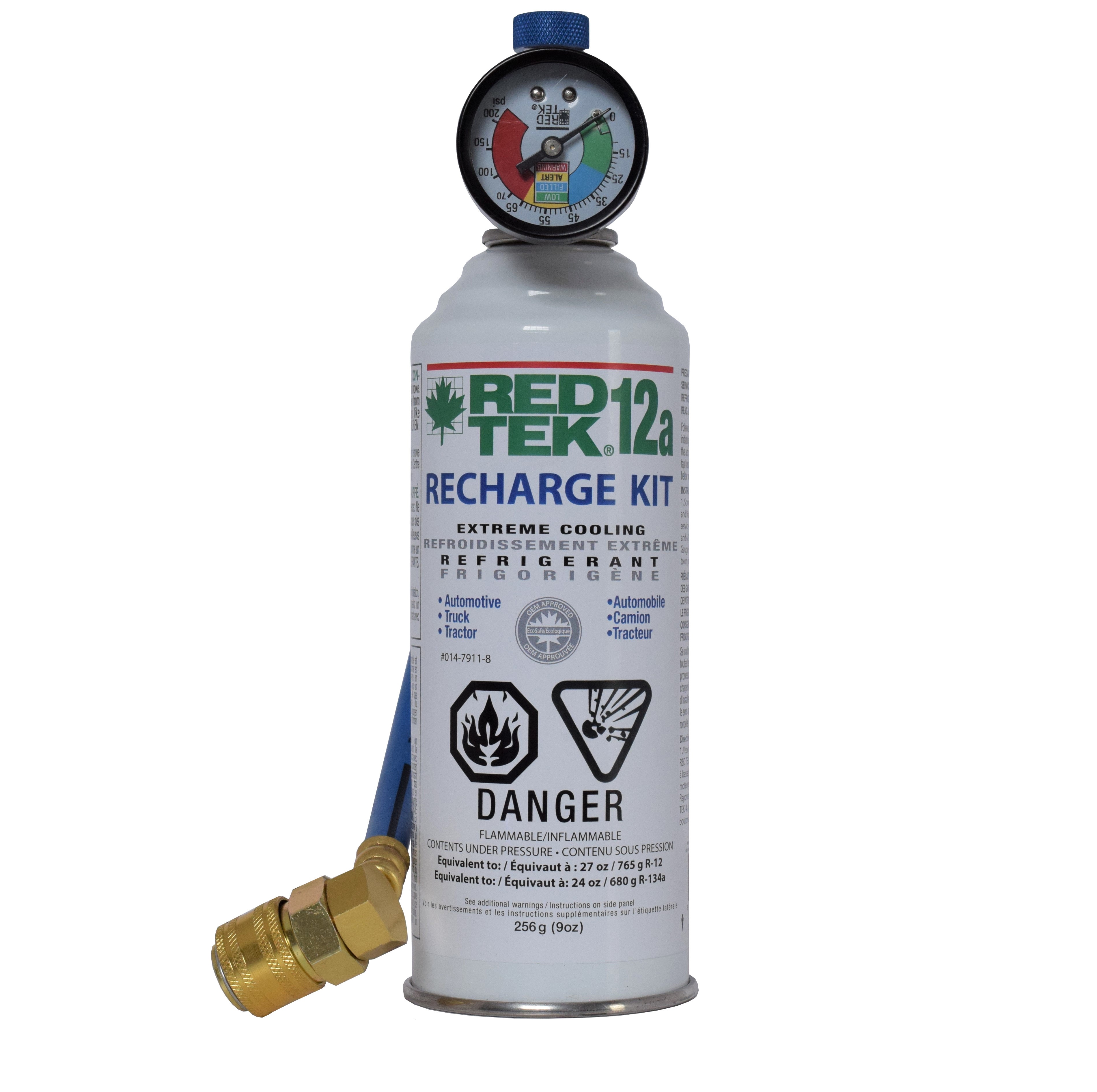 RED TEK 12a Single Can Recharge Kit 9oz