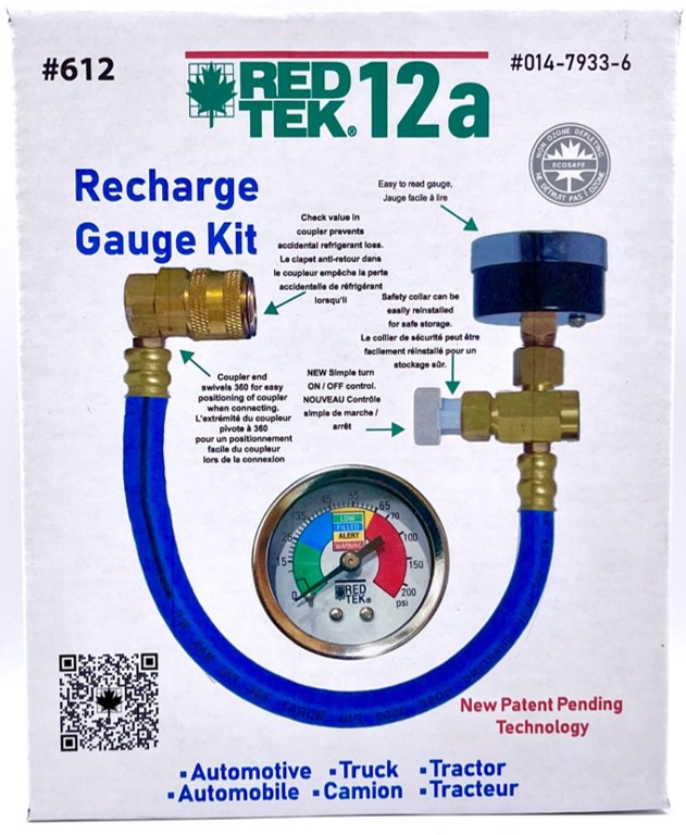 RED TEK R134a Gauge Kit