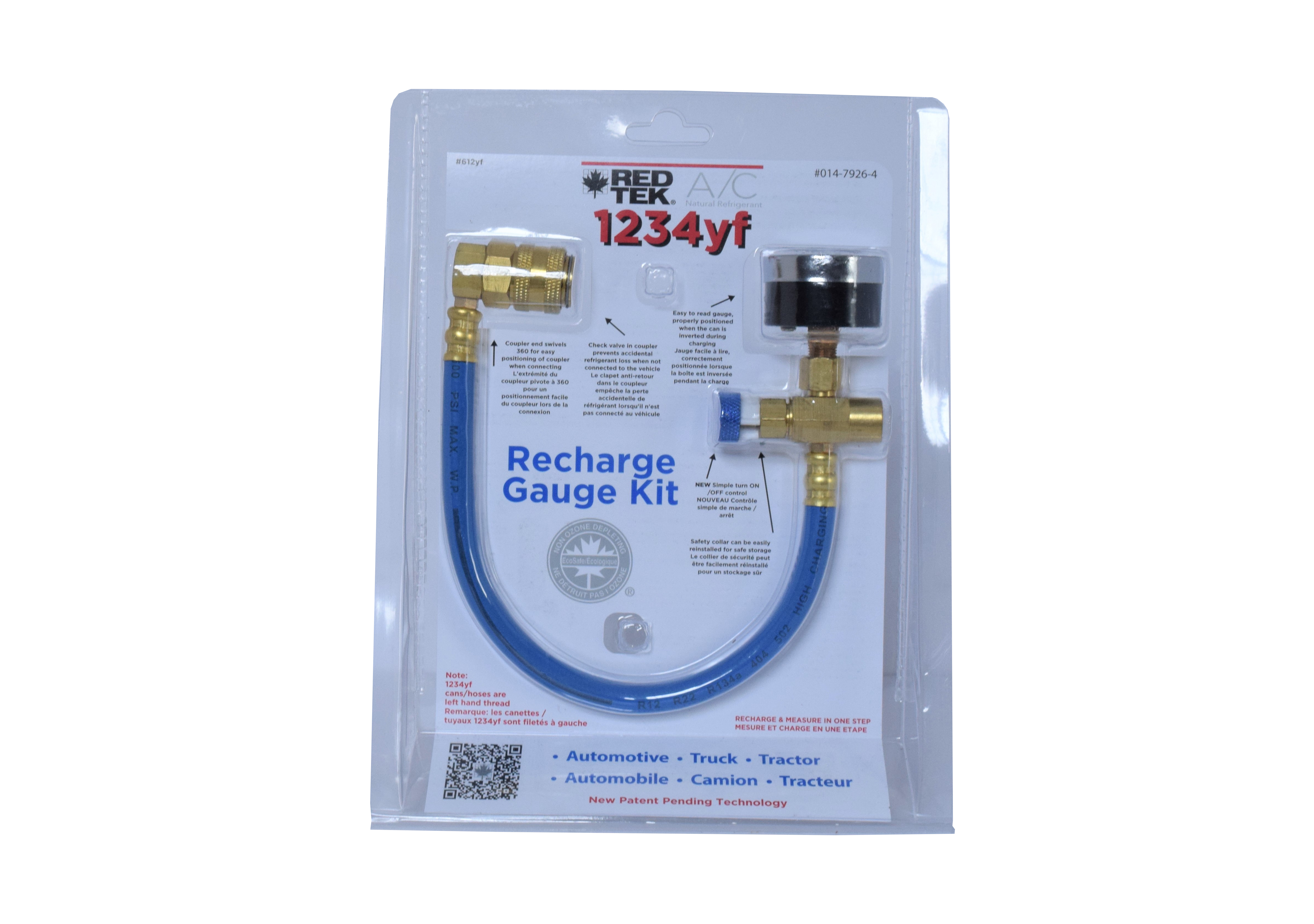 RED TEK R1234yf Gauge Kit
