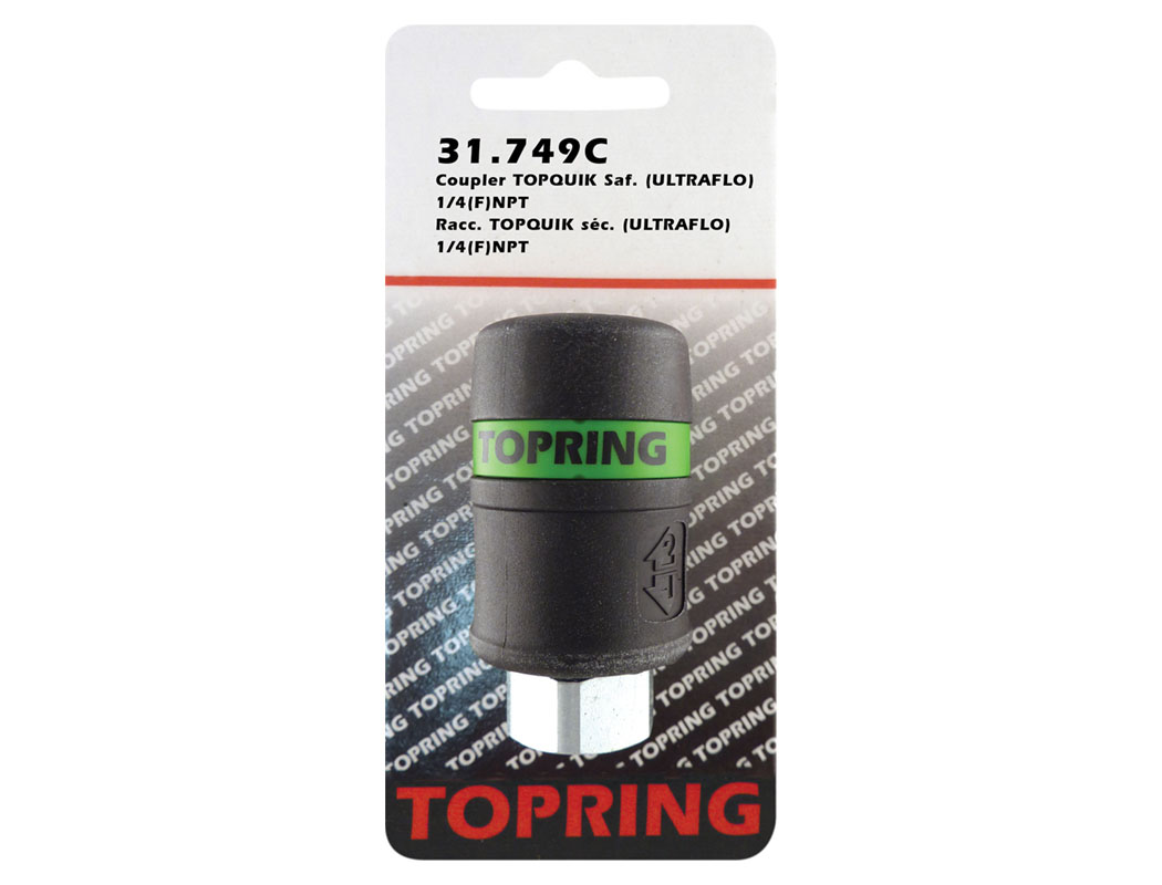 Topring Coupler Topquik Safety (Ultraflo) (Automatic) 3/8 (F) Npt TRG ...
