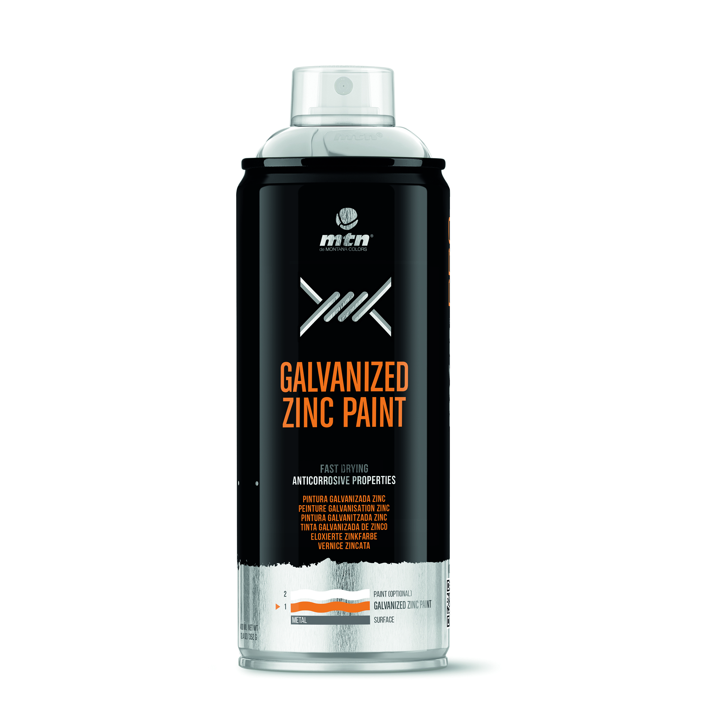 MTN PRO Cold Galvanized- 98% Zinc Rich 400ml