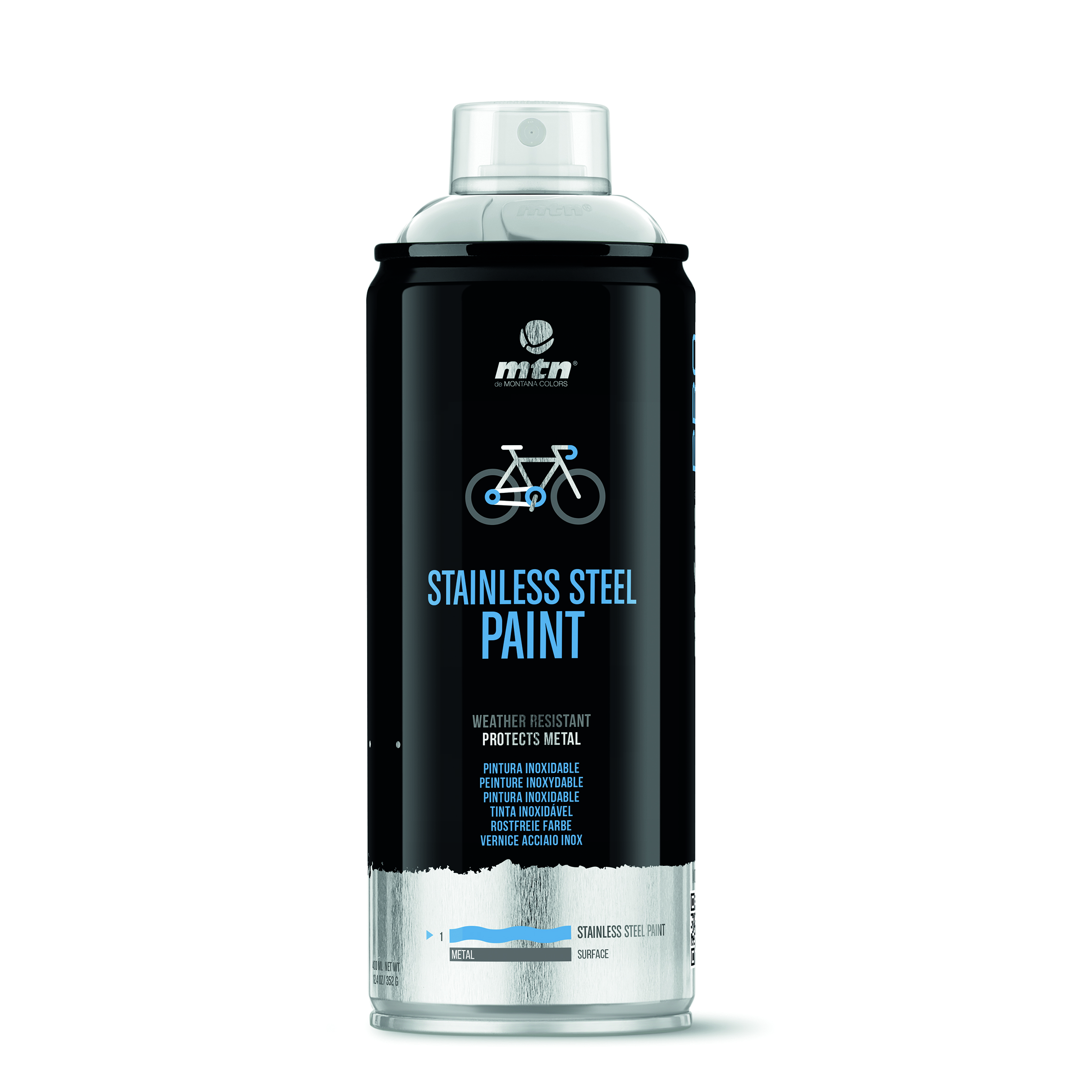 MTN PRO Stainless Stell  Paint  400ml