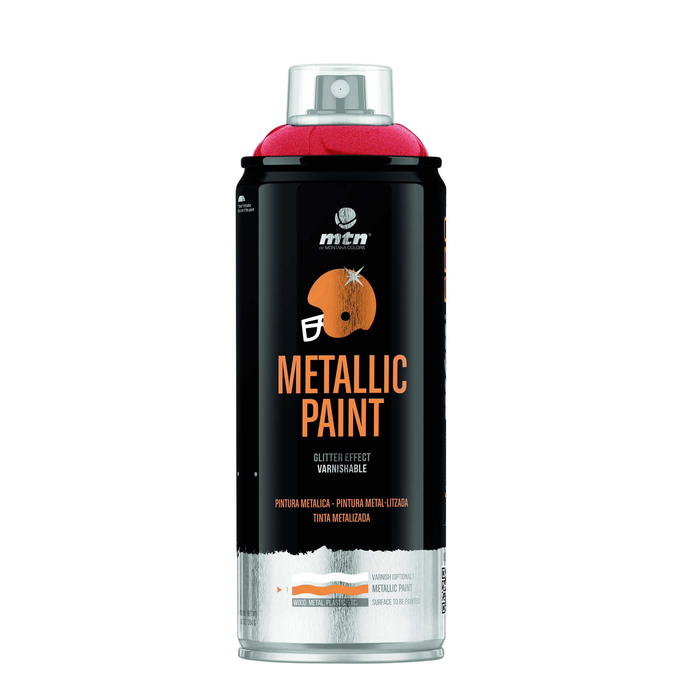MTN PRO Metallic Paint Red R-3032 400ml