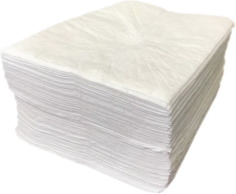 OilOnly Sorbent Pads  Light Duty  15" x 18" 100/Bale